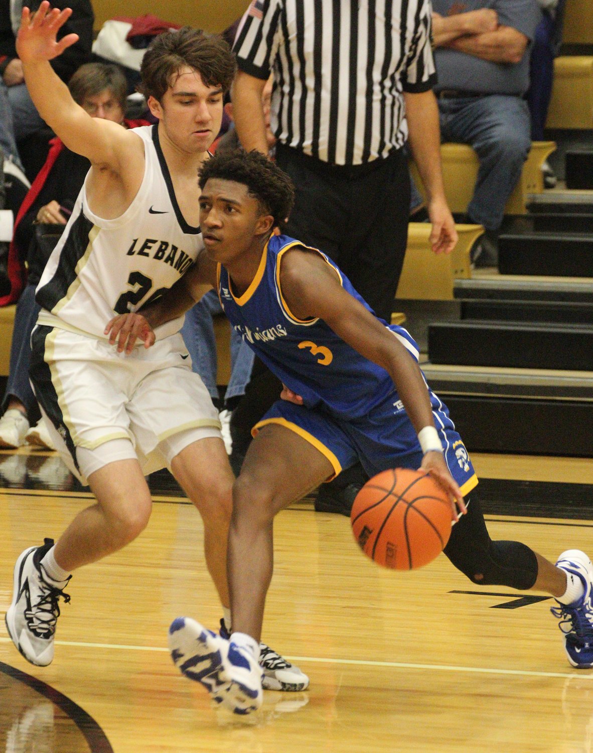 Ziair Morgan dropped a game-high 23 points for Crawfordsville in their 53-48 loss to Lebanon.